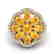 3 CTW Citrine & VS/SI Diamond Cluster Designer Halo - 2