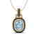 2.50 CTW Sky Blue Topaz, Black & Micro VS/SI Diamond