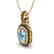 2.50 CTW Sky Blue Topaz, Black & Micro VS/SI Diamond - 2