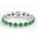 76 CTW Emerald & Micro VS/SI Diamond Halo Designer - 2