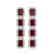 12.73 CTW Garnet & Diamond Halo Earrings 10K White Gold