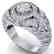 2.35 CTW Certified VS/SI Diamond Art Deco Halo Ring 18K - 2