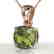 2 CTW Cushion Cut Green Tourmaline Designer Solitaire