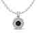 0.70 CTW Micro Pave VS/SI Diamond Designer Necklace 18K