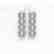 5.33 CTW Emerald Cut Diamond Designer Earrings 18K