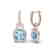 7 CTW Sky Blue Topaz & Micro Pave VS/SI Diamond - 2