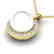 0.25 CTW Micro Halo VS/SI Diamond & White Pearl