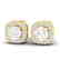 0.75 CTW Micro Pave VS/SI Diamond Earrings Designer