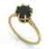 1.50 CTW Black Certified Diamond Solitaire 14K Yellow - 2