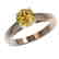 1.29 CTW Certified Intense Yellow SI Diamond Solitaire - 2