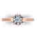 1 CTW Solitaire Certified VS/SI Diamond Ring 18K Rose