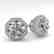 2.0 CTW VS/SI Diamond Stud Solitaire Earrings 14K White