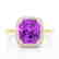 2.75 CTW Amethyst & Micro Pave VS/SI Diamond Halo