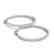 1.5 CTW Diamond VS/SI Certified 24 Mm Hoop Earrings 14K