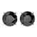 3.50 CTW Fancy Black VS Diamond Solitaire Stud Earrings