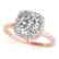 1.15 CTW Certified VS/SI Cushion Diamond Solitaire Halo