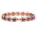 16.93 CTW Tourmaline & Diamond Halo Bracelet 10K Rose - 2