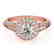 1 CTW Certified VS/SI Diamond Solitaire Halo Ring 14K