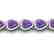23 CTW Amethyst & Micro Pave Bracelet Heart Halo 14K