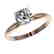 1.26 CTW Certified H-SI/I Quality Diamond Solitaire - 2