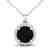 2 CTW Halo VS/SI Diamond Micro Pave Necklace 18K White - 2