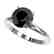 2.50 CTW Fancy Black VS Diamond Solitaire Engagement