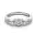 1.1 CTW Certified VS/SI Diamond 2 Stone 2 Stone Ring