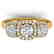 1.55 CTW Certified VS/SI Diamond Solitaire 3 Stone Ring