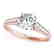 0.85 CTW Certified VS/SI Diamond Solitaire Ring 14K - 2