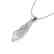 0.80 CTW Micro Pave VS/SI Diamond Necklace 14K White - 2