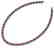 33 CTW Garnet & VS/SI Diamond Eternity Tennis Necklace - 2