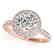 1.08 CTW Certified VS/SI Diamond Solitaire Halo Ring - 2