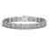 15.87 CTW Princess Diamond Designer Bracelet 18K White