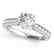 1.1 CTW Certified VS/SI Diamond Solitaire Ring 14K