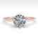 1.01 CTW Certified VS/SI Diamond Ring 14K Rose Gold