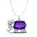 8 CTW Amethyst & Micro Pave Huggable Elephant VS/SI - 2
