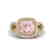 2.75 CTW Morganite & Micro VS/SI Diamond Ring 14K Rose