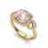 2.75 CTW Morganite & Micro VS/SI Diamond Ring 14K Rose - 2