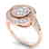 1.55 CTW Certified VS/SI Diamond Solitaire Art Deco - 2