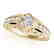 0.65 CTW Certified VS/SI Diamond Solitaire Antique Ring - 2