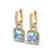 7 CTW Sky Blue Topaz & Micro Pave VS/SI Diamond