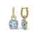 7 CTW Sky Blue Topaz & Micro Pave VS/SI Diamond - 2