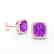 6 CTW Amethyst & Micro Pave VS/SI Diamond Halo - 2