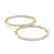 5.5 CTW Diamond VS/SI Certified 45 Mm Hoop Earrings 14K