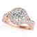 1.75 CTW Certified VS/SI Diamond Solitaire Halo Ring