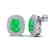 6.30 CTW Emerald & Micro Pave VS/SI Diamond Halo - 2