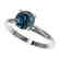 1.55 CTW Certified Intense Blue SI Diamond Solitaire
