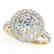 2.09 CTW Certified VS/SI Diamond Solitaire Halo Ring
