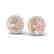 3 CTW Morganite & Halo VS/SI Diamond Micro Pave