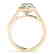 0.75 CTW Certified VS/SI Diamond Solitaire Halo Ring - 2